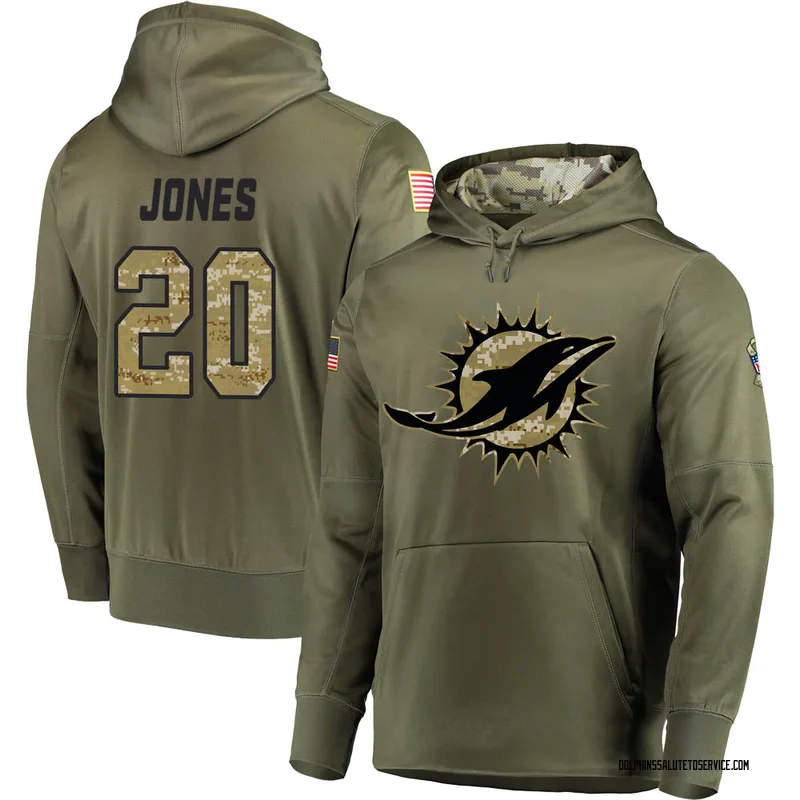 Miami Dolphins Reshad Jones Camo 2019 Salute To Service Limited