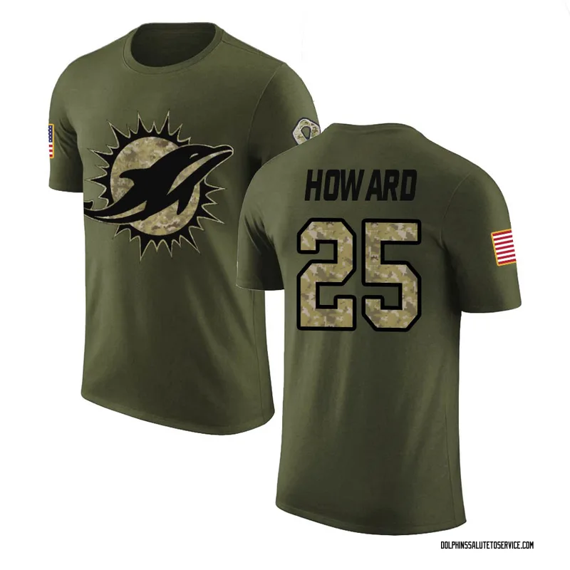 Miami Dolphins #25 Xavien Howard Camo 2019 Salute to Service Limited Jersey